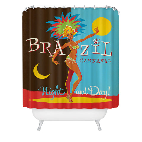 Anderson Design Group Brazil Carnaval Shower Curtain