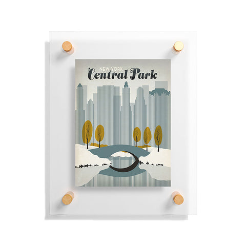 Anderson Design Group Central Park Snow Floating Acrylic Print