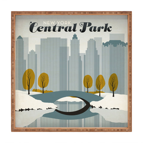Anderson Design Group Central Park Snow Square Tray