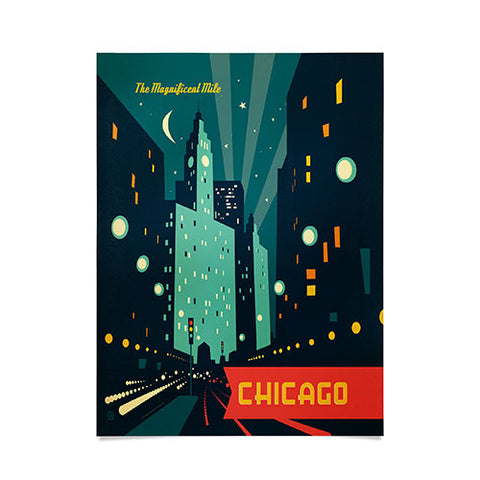 Anderson Design Group Chicago Mag Mile Poster