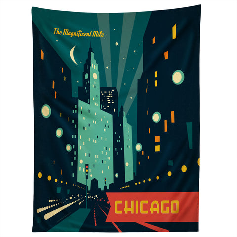 Anderson Design Group Chicago Mag Mile Tapestry