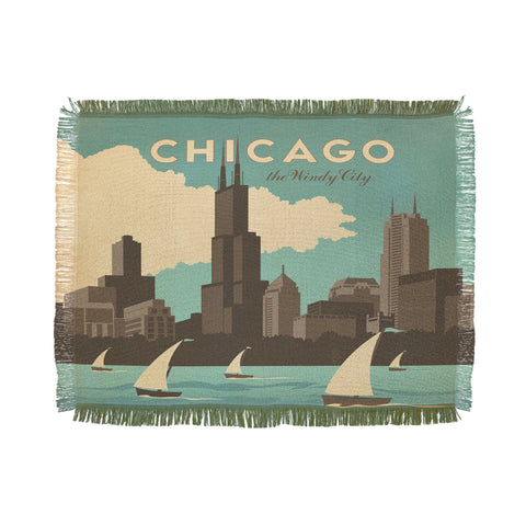 Anderson Design Group Chicago Throw Blanket