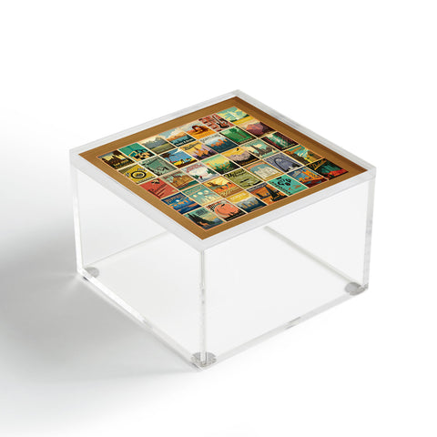 Anderson Design Group City Pattern Border Acrylic Box