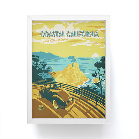 Anderson Design Group Coastal California Framed Mini Art Print