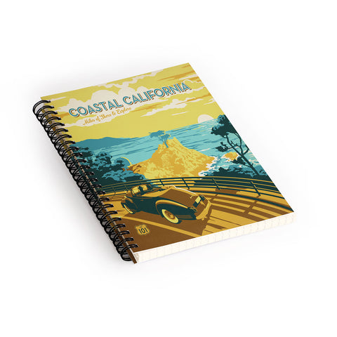 Anderson Design Group Coastal California Spiral Notebook