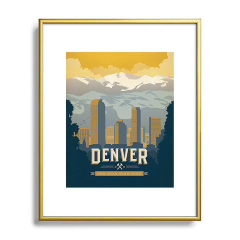 Anderson Design Group Denver 1 Metal Framed Art Print
