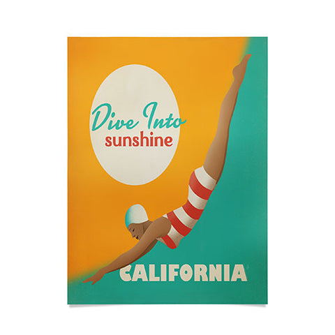 Anderson Design Group Dive California Poster
