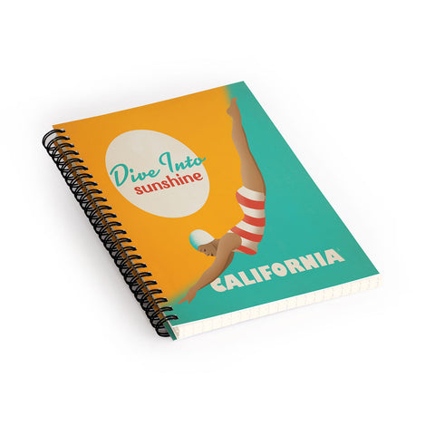Anderson Design Group Dive California Spiral Notebook