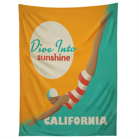 Anderson Design Group Dive California Tapestry