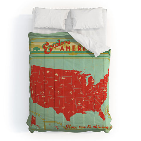 Anderson Design Group Explore America Comforter
