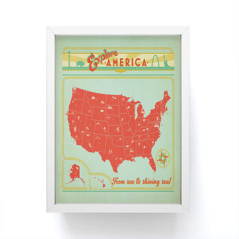 Anderson Design Group Explore America Framed Mini Art Print