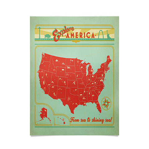 Anderson Design Group Explore America Poster