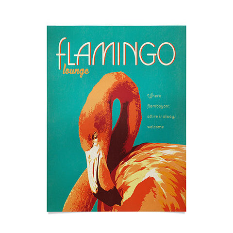 Anderson Design Group Flamingo Lounge Poster