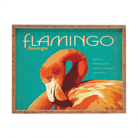 Anderson Design Group Flamingo Lounge Rectangular Tray
