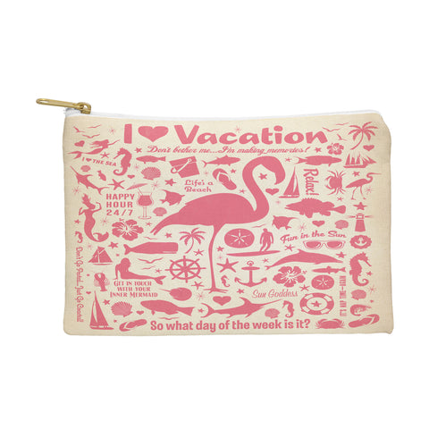 Anderson Design Group Flamingo Pattern Pouch