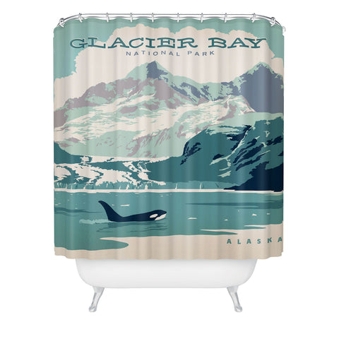 Anderson Design Group Glacier Bay Shower Curtain