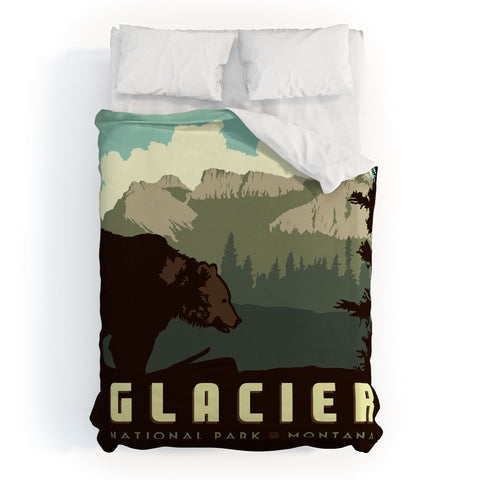 Anderson Design Group Glacier National Park Duvet Cover