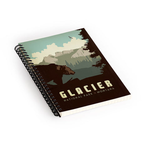 Anderson Design Group Glacier National Park Spiral Notebook