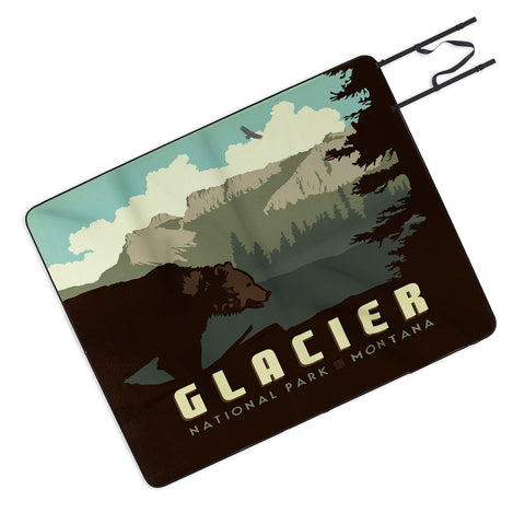 Anderson Design Group Glacier National Park Picnic Blanket