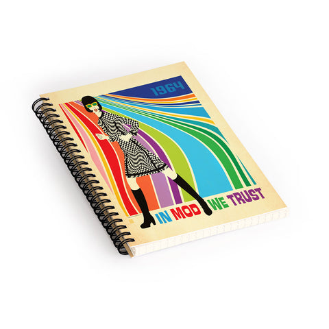 Anderson Design Group Go Go Dancer Spiral Notebook
