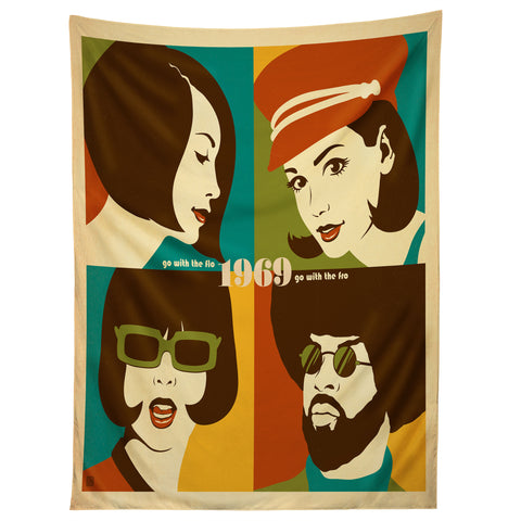 Anderson Design Group Go With The Flo Fro Tapestry
