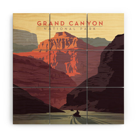 Anderson Design Group Grand Canyon National Park Wood Wall Mural