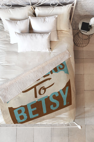 Anderson Design Group Heavens To Betsy Fleece Throw Blanket