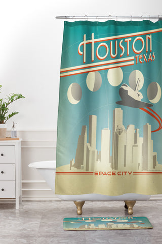 Anderson Design Group Houston Shower Curtain And Mat