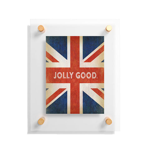 Anderson Design Group Jolly Good British Flag Floating Acrylic Print