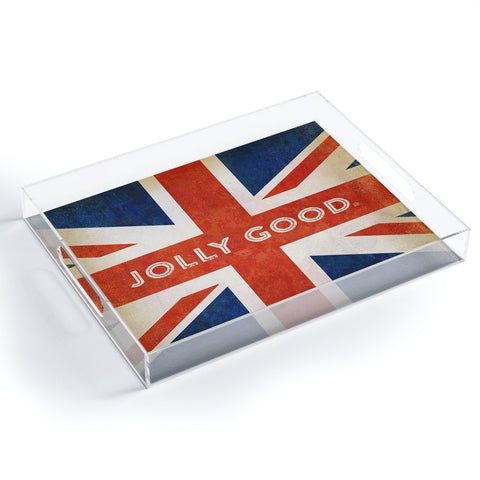 Anderson Design Group Jolly Good British Flag Acrylic Tray