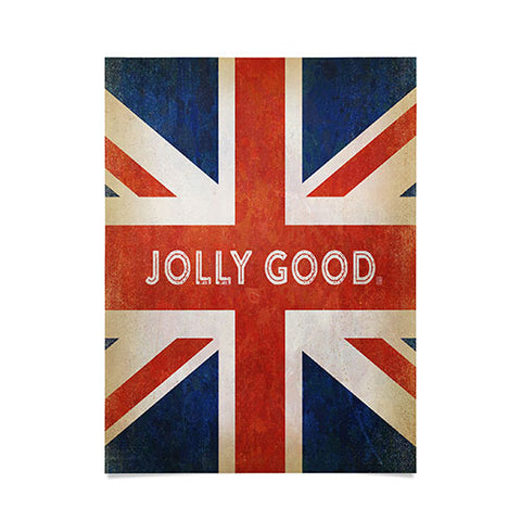 Anderson Design Group Jolly Good British Flag Poster