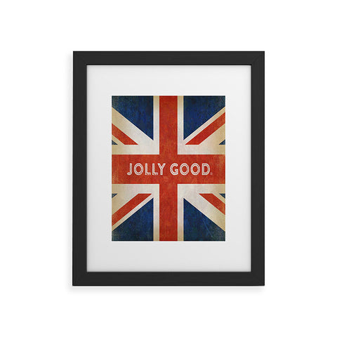 Anderson Design Group Jolly Good British Flag Framed Art Print