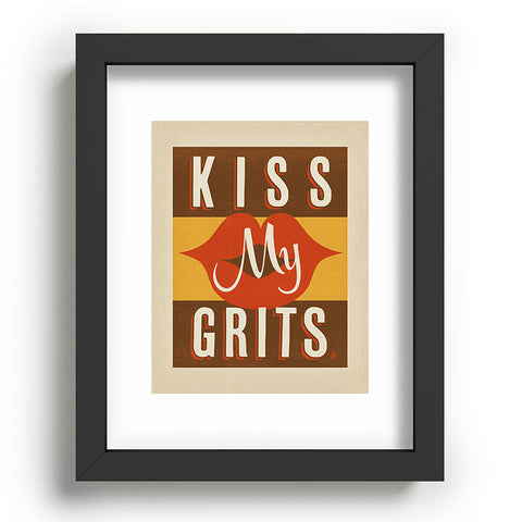 Anderson Design Group Kiss My Grits Recessed Framing Rectangle