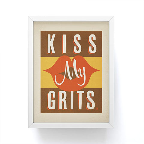 Anderson Design Group Kiss My Grits Framed Mini Art Print