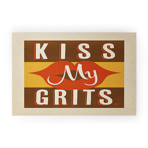 Anderson Design Group Kiss My Grits Welcome Mat