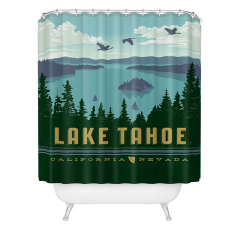 Anderson Design Group Lake Tahoe Shower Curtain