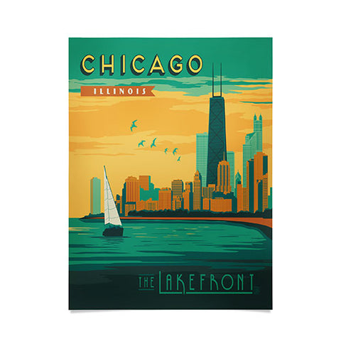 Anderson Design Group Lakefront Chicago Poster