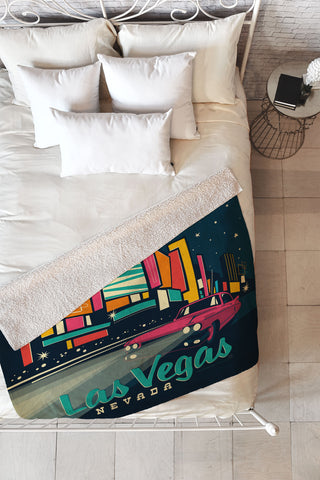 Anderson Design Group Las Vegas Fleece Throw Blanket