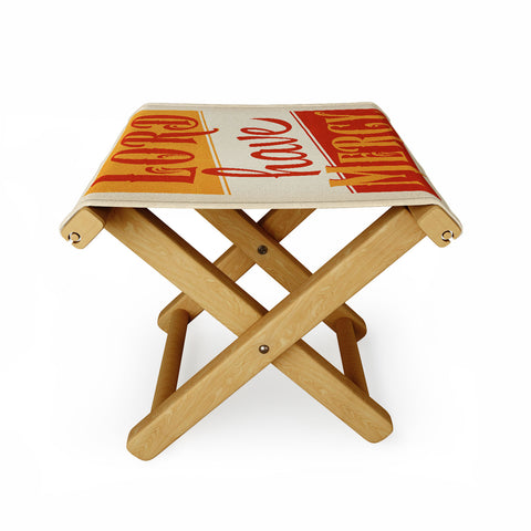 Anderson Design Group Lord Have Mercy Folding Stool