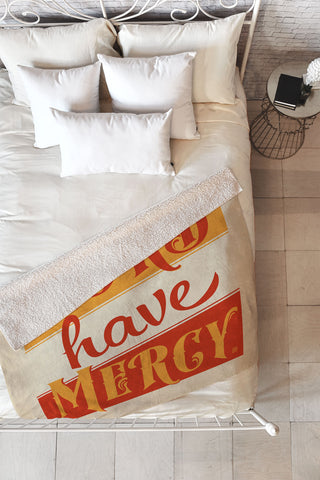 Anderson Design Group Lord Have Mercy Fleece Throw Blanket