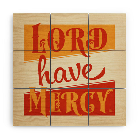 Anderson Design Group Lord Have Mercy Wood Wall Mural