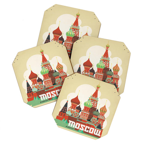 Anderson Design Group Moscow Coaster Set