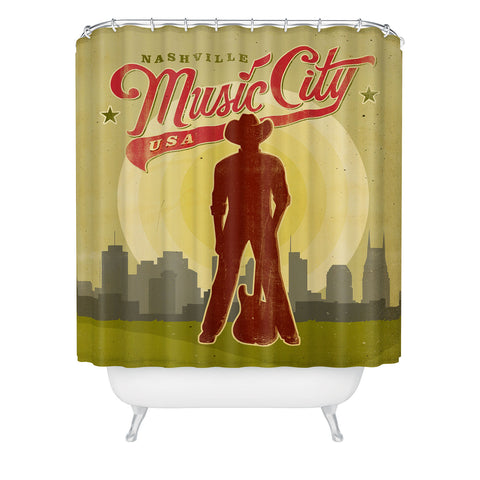 Anderson Design Group Music City Shower Curtain