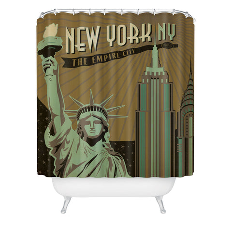 Anderson Design Group New York Shower Curtain
