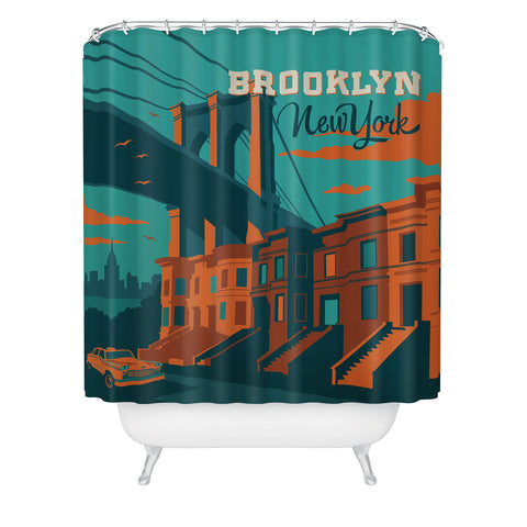 Anderson Design Group NYC Brooklyn Shower Curtain
