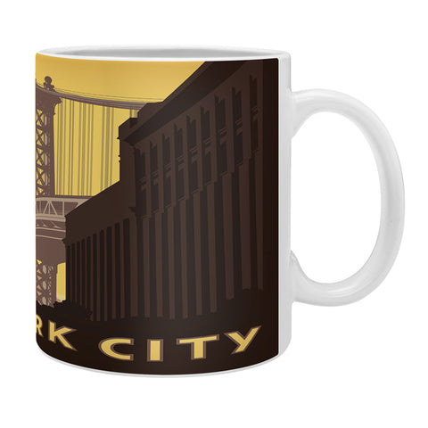 Anderson Design Group NYC Manhattan Bridge Coffee Mug