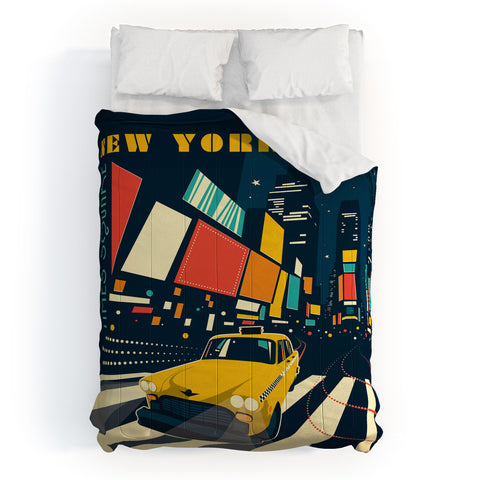 Anderson Design Group NYC Times Square Comforter