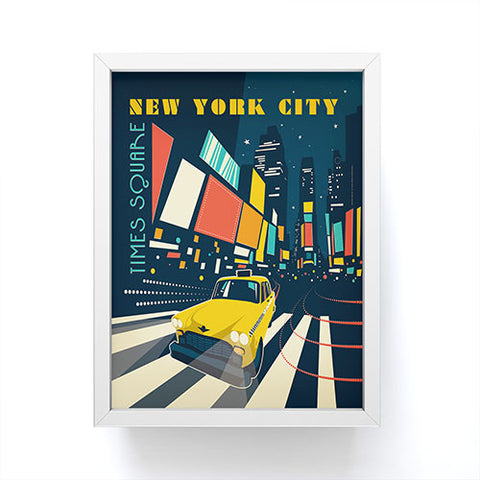Anderson Design Group NYC Times Square Framed Mini Art Print