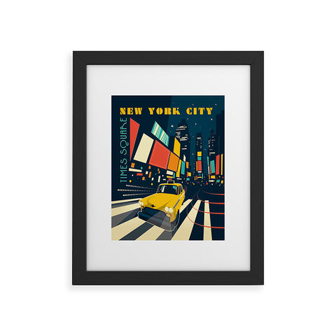 Anderson Design Group NYC Times Square Framed Art Print