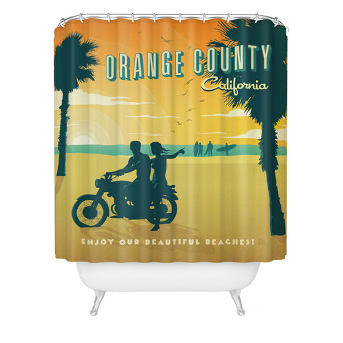 Anderson Design Group Orange County Shower Curtain